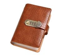 Money Saving Challenge Book - PU Leather 17x11cm | Cash Money Saving Book With Combination Lock | 100 páginas Budget Planner Privacy Protection Wallet For Women Men Couples