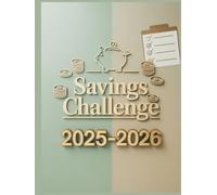 Money Savings Challenge 2025-2026 A Yearly Planner to Save Money Fast