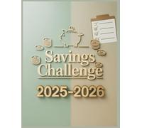 Money Savings Challenge 2025-2026 A Yearly Planner to Save Money Fast
