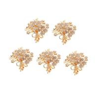 Money Tree Brooch Retro Decoration Clothes Boutonniere Locket of The Lid Wedding Decor Pearl Garland Clothing Pin Hand Pins Broches Gold Zinc Alloy