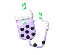 MONEY WALKIE Monedero sin contacto con concha modelo Bubble Tea, Violeta