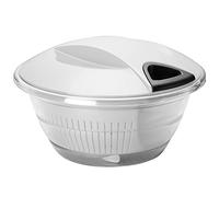 Mongarid Trix 3+1 - Escurridor de Ensalada, Color Blanco, 30 x 26 x 16,5 cm