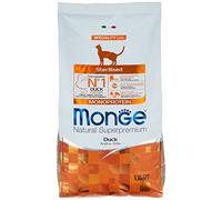 Monge - Alimento para gatos adultos esterilizados, 1,5 kg, elaborado con pollo