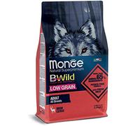 Monge BWILD Adult Deer, Comida para Perros para Todas Las Razas (alimento seco para Perros con Carne de Ciervo magra, alimento seco para Perros con Bajos Cereales, Muy Rico en Fibra y vitaminas,