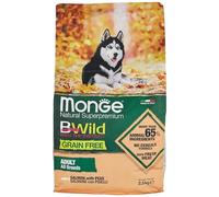 Monge Bwild - Salmón adulto sin granos con guisantes, 2,5 kg
