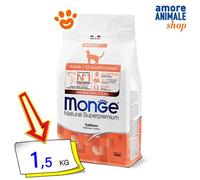 Monge Cat Natural Superpremium Adulto con Salmón para Gatos 400 gr/1,5/10 Kg