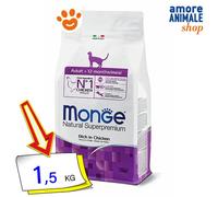 Monge Gato adulto - Pollo - Cantidad: 1,5 kg