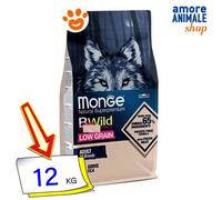 Monge Dog Bwild Low Grain Alimento Seco Perros Adulto Todas Razas Oca 2,5/12 Kg