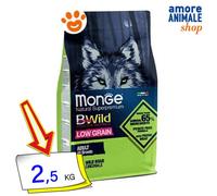 Monge Dog Bwild Pienso Seco Jabalí Adulto Todas Razas 2,5/12 Kg