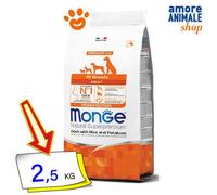 Monge Dog Natural Superpremium Adulto Todas Razas Pato Arroz y Patatas 2,5/12 Kg