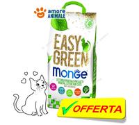 2 PAQUETES - Monge EASY GREEN Arena Vegetal Para Gatos 10 LT - 100% ECOLÓGICA