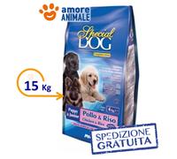 Monge Especial Perro Puppy & Junior Pollo Y Arroz Kg.15 - Croquetas para