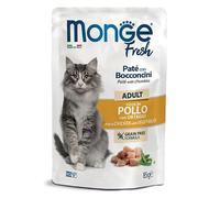 Monge Fresh Paté húmedo con bocadillos rico en pollo con verduras - Adult 24 unidades