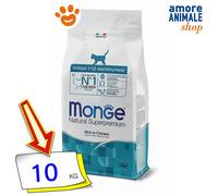 Monge Gato Natural Superpremium Gatito 10 Kg Para Gato Cachorro De Pollo