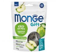 Monge Gift - Snacks para perros adultos con sensibilidad digestiva - Granos y manzana - Cantidad: 150 g