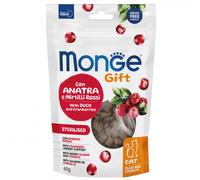 Monge Gift Sterilized - Snack para gatos adultos - Pato y arándano - Cantidad: 60 g