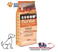 Monge Grain Free All Breed Con PATO Y Patata 12 Kg - Croquetas Para Perros