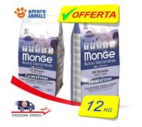 Monge Grain Free Todas Breed Con Anchoas, Patatas Y Guisantes 2,5/12 KG para