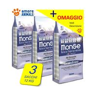 Monge Grain Free Todas Breed Con Anchoas, Patatas Y Judías 12KG Alimentos para