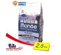 Monge Grain Free Todas Razas De Con Anchoas,Patatas Y Penes 2,5 KG - para Perros