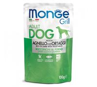 Monge Grill Perro Adulto Cordero y Verduras en Salsa - Cantidad: 24 x 100 g
