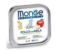 Monge Monoproteico pollo con manzana Puppy Alimento húmedo para perros 12 x 150 g
