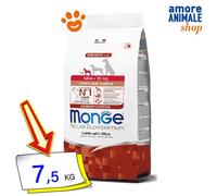 Monge Natural Cachorro-Junior Monoproteico Mini Cordero-Arroz 2,5/7,5 Kg