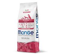 Monge Natural Superpremium Adult Beef and Rice, alimento para Perros para Todas Las Razas (alimento seco para Perros con Carne y arroz, Muy Rico en Fibra y vitaminas, 12 kg)