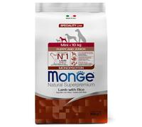 Monge Natural Superpremium Adult Mini Lamb, Rice and Potatoes, Comida para Perros de Todas Las Razas (Comida Seca para Perros de Menos de 10 kg, con Cordero, arroz y Patatas, 0,8 kg)