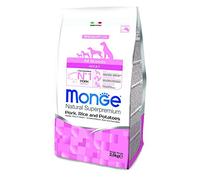 Monge Natural Superpremium Adult Pork, Rice and Potatoes - Comida para Perros (Seca con Carne de Cerdo, arroz y Patatas, Muy Rica en Fibra y vitaminas, 2,5 kg)