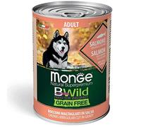 Monge Natural Superpremium Adult Salmon with Pumpkin and Zucchini, Comida para Perros para Todas Las Razas (Comida húmeda para Perros, salmón con Calabaza y calabacín, sin Cereales, 400 g)