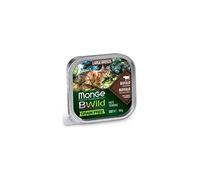 Monge Natural Superpremium Large Breeds Buffalo with Vegetables - Comida para gatos de todas las razas (comida húmeda para gatos con búfalo y verduras, muy rica en fibra y vitaminas, sin cereales, 100