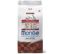 Monge Natural Superpremium Puppy and JUNIOR Lamb and Rice, comida para perros de todas las razas (comida para cachorros, comida seca para perros con cordero y arroz, muy rica en fibra y vitaminas, 7,5