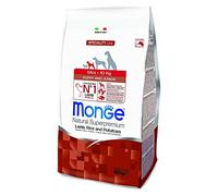 Monge Natural Superpremium Puppy and Junior Lamb, Rice and Potatoes, Comida para Perros de Todas Las Razas (Comida Seca para Perros con Cordero, arroz y Patatas, Muy Rica en vitaminas, 0,8 kg)