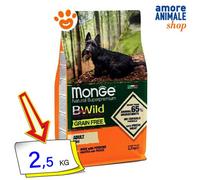 Monge Perro Bwild Grain Free Mini Adult Pato Y Patatas Alimentos Seco 2,5 KG