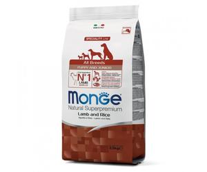 Monge Perro Cachorro & Junior - Cordero y arroz - Cantidad: 2,5 kg