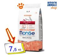 Monge Perro Natural Superpremium Adulto Mini Salmón Perros 800 Gr/2,5/7,5 Kg