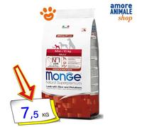 Monge Natural Superpremium Mini Adult Cordero Y Arroz 7,5 KG Croquetas Perro