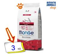 Monge Perro Natural Superpremium Senior Mini con Pollo Pienso Seco Perros 3 Kg
