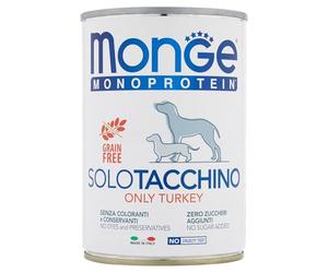 Monge perro solo Pavo Pate 'gr 400