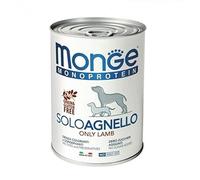 Monge Solo cordero monoproteico - Alimento húmedo para perros, 12 x 400 g
