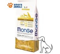 Monge Perro Adulto - Pollo, arroz y patata - Cantidad: 12 kg