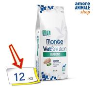 Monge VetSolution DIABÉTICO 2 / 12 kg Para PERROS Control Del Aporte De Glucosa