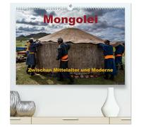 Mongolei - Zwischen Mittelalter und Moderne (hochwertiger Premium Wandkalender 2026 DIN A2 quer), Kunstdruck in Hochglanz: Eine Reise durch die Mongolei. Außergewöhnliche Landschaft und Kultur.