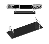 mongtsamz Soporte Katana, Soporte AcríLico de Sobremesa Para Espadas LáSer, soporte VersáTil Para Espadas, Dagas, Varitas Y Objetos De ColeccióN (Fondo Negro)