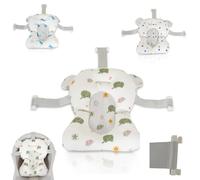 Moni Almohada Baño Bebé Estrellas de Mar HA-B48 almohadilla baño, clips plástico, colores:verde