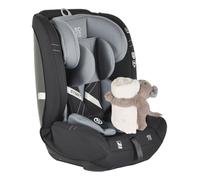 Moni asiento infantil i-Size Start (76-150cm) reposacabezas ajustable, peluche, color:gris