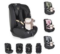 Moni asiento infantil i-Size Start (76-150cm) reposacabezas ajustable, peluche, color:negro