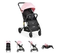 Moni cochecito, silla de paseo Colibri, plegable, ajustable, arnés de 5 puntos, color:rosa