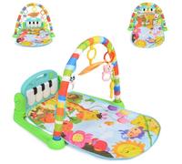 Moni Playcenter Fitness Boy, Animales de la jungla Juega Bow Music, Color:Ecológico